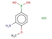 3-AMINO-4-METHOXYPHENYLBORONIC ACID <span class='lighter'>HCL</span>