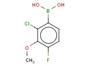 2-CHLORO-4-FLUORO-3-<span class='lighter'>METHOXYPHENYLBORONIC</span> ACID