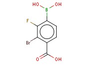 3-BROMO-5-CARBOXY-2-<span class='lighter'>FLUOROPHENYLBORONIC</span> ACID