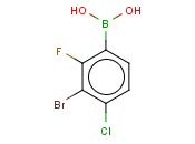 3-BROMO-4-CHLORO-2-<span class='lighter'>FLUOROPHENYLBORONIC</span> ACID