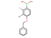 BENZYLOXY-3-BROMO-2-<span class='lighter'>FLUOROPHENYLBORONIC</span> ACID