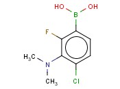 4-CHLORO-3-(DIMETHYLAMINO)-<span class='lighter'>2-FLUOROPHENYLBORONIC</span> ACID