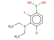 4-CHLORO-3-(DIETHYLAMINO)-2-<span class='lighter'>FLUOROPHENYLBORONIC</span> ACID