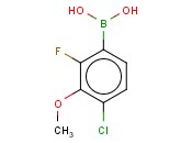 CHLORO-2-FLUORO-3-<span class='lighter'>METHOXYPHENYLBORONIC</span> ACID