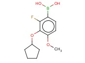 3-(CYCLOPENTYLOXY)-2-FLUORO-4-<span class='lighter'>METHOXYPHENYLBORONIC</span> ACID