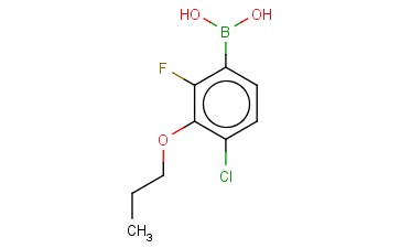4-CHLORO-2-FLUORO-3-<span class='lighter'>PROPOXYPHENYLBORONIC</span> ACID