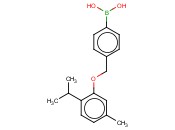 4-[(2-异丙基-5-甲基<span class='lighter'>苯</span><span class='lighter'>氧基</span>)甲基]<span class='lighter'>苯</span><span class='lighter'>硼酸</span>