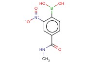4-(METHYLCARBAMOYL)-<span class='lighter'>2-NITROPHENYLBORONIC</span> ACID
