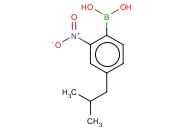 4-ISOBUTYL-2-<span class='lighter'>NITROPHENYLBORONIC</span> ACID