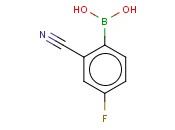 2-CYANO-4-<span class='lighter'>FLUOROPHENYLBORONIC</span> ACID