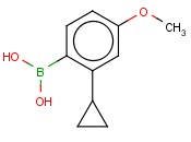 4-Methoxy-6-cyclopropylphenylboronic acid