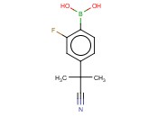 4-(1-CYANO-1-METHYLETHYL)-2-<span class='lighter'>FLUOROPHENYLBORONIC</span> ACID