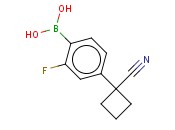 4-(1-CYANOCYCLOBUTYL)-2-<span class='lighter'>FLUOROPHENYLBORONIC</span> ACID