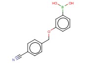 3-(4-<span class='lighter'>氰</span><span class='lighter'>基</span>苯基甲氧基)<span class='lighter'>苯</span>硼酸