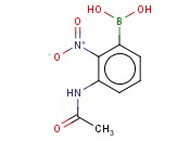3-(ACETYLAMINO)-<span class='lighter'>2-NITROPHENYLBORONIC</span> ACID