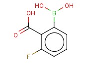 2-CARBOXY-3-<span class='lighter'>FLUOROPHENYLBORONIC</span> ACID