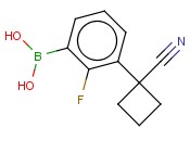 3-(1-CYANOCYCLOBUTYL)-2-<span class='lighter'>FLUOROPHENYLBORONIC</span> ACID