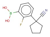 3-(1-CYANOCYCLOPENTYL)-2-<span class='lighter'>FLUOROPHENYLBORONIC</span> ACID