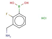 3-(AMINOMETHYL)-<span class='lighter'>2-FLUOROPHENYLBORONIC</span> ACID, HCL