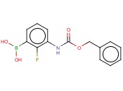 3-(CBZ-AMINO)-2-<span class='lighter'>FLUOROPHENYLBORONIC</span> ACID