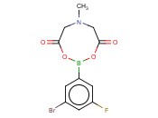 3-BROMO-5-<span class='lighter'>FLUOROPHENYLBORONIC</span> ACID MIDA ESTER