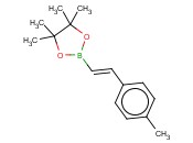 4-甲基-β-苯乙烯基<span class='lighter'>硼酸</span><span class='lighter'>频</span><span class='lighter'>哪</span><span class='lighter'>醇</span><span class='lighter'>酯</span>