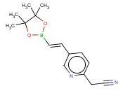 2-[5-[(E)-2-(TETRAMETHYL-1,3,2-DIOXABOROLAN-2-YL)ETHENYL]PYRIDIN-2-YL]ACETONITRILE