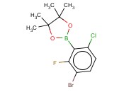 3-BROMO-6-CHLORO-2-<span class='lighter'>FLUOROPHENYLBORONIC</span> ACID PINACOL ESTER