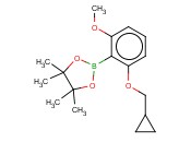 2-CYCLOPROPYLMETHOXY-6-<span class='lighter'>METHOXYPHENYLBORONIC</span> ACID PINACOL ESTER