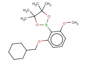 2-CYCLOHEXYLMETHOXY-6-<span class='lighter'>METHOXYPHENYLBORONIC</span> ACID PINACOL ESTER