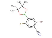 5-BROMO-4-CYANO-2-<span class='lighter'>FLUOROPHENYLBORONIC</span> ACID, PINACOL ESTER