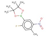 2-FLUORO-4-METHYL-5-<span class='lighter'>NITROPHENYLBORONIC</span> ACID PINACOL ESTER