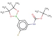3-(BOC-AMINO)-5-<span class='lighter'>FLUOROPHENYLBORONIC</span> ACID PINACOL ESTER