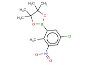 5-CHLORO-2-METHYL-3-<span class='lighter'>NITROPHENYLBORONIC</span> ACID, PINACOL ESTER