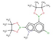 6-<span class='lighter'>氯</span>-1-甲基<span class='lighter'>吲哚</span>-24-二硼酸频那醇酯
