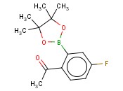 2-ACETYL-5-<span class='lighter'>FLUOROPHENYLBORONIC</span> ACID PINACOL ESTER