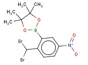 2-DIBROMOMETHYL-5-<span class='lighter'>NITROPHENYLBORONIC</span> ACID, PINACOL ESTER