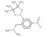 2-(DIMETHYLAMINOMETHYL)-5-<span class='lighter'>NITROPHENYLBORONIC</span> ACID, PINACOL ESTER