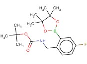 2-(N-BOC-AMINOMETHYL)-5-<span class='lighter'>FLUOROPHENYLBORONIC</span> ACID PINACOL ESTER