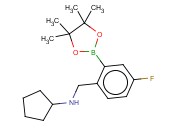 2-(环戊基氨基)甲基-5-氟<span class='lighter'>苯</span><span class='lighter'>硼酸</span><span class='lighter'>频</span>那<span class='lighter'>醇</span><span class='lighter'>酯</span>