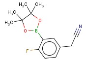 5-(CYANOMETHYL)-<span class='lighter'>2-FLUOROPHENYLBORONIC</span> ACID PINACOL ESTER