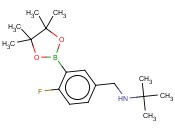 5-(T-BUTYLAMINOMETHYL)-<span class='lighter'>2-FLUOROPHENYLBORONIC</span> ACID PINACOL ESTER