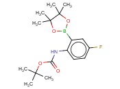 2-(BOC-AMINO)-5-<span class='lighter'>FLUOROPHENYLBORONIC</span> ACID PINACOL ESTER