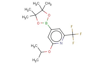 2-<span class='lighter'>异</span><span class='lighter'>丙</span><span class='lighter'>氧基</span>-6-三氟甲基吡啶-4-硼酸频那醇酯