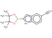 5-<span class='lighter'>氰</span><span class='lighter'>基</span><span class='lighter'>吲哚</span>-2-硼酸频那醇酯
