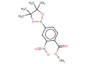 4-(METHOXYCARBONYL)-<span class='lighter'>3-NITROPHENYLBORONIC</span> ACID, PINACOL ESTER