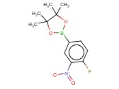 4-FLUORO-3-<span class='lighter'>NITROPHENYLBORONIC</span> ACID, PINACOL ESTER