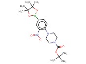 4-(4-BOC-PIPERAZINO)-<span class='lighter'>3-NITROPHENYLBORONIC</span> ACID, PINACOL ESTER