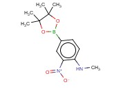 4-METHYLAMINO-3-<span class='lighter'>NITROPHENYLBORONIC</span> ACID, PINACOL ESTER