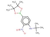 4-(N-T-BUTYLAMINO)-<span class='lighter'>3-NITROPHENYLBORONIC</span> ACID, PINACOL ESTER